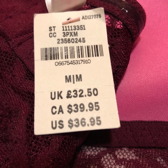 NWT PINK Victoria Secret Push-up Bralette Medium - Picture 6 of 6